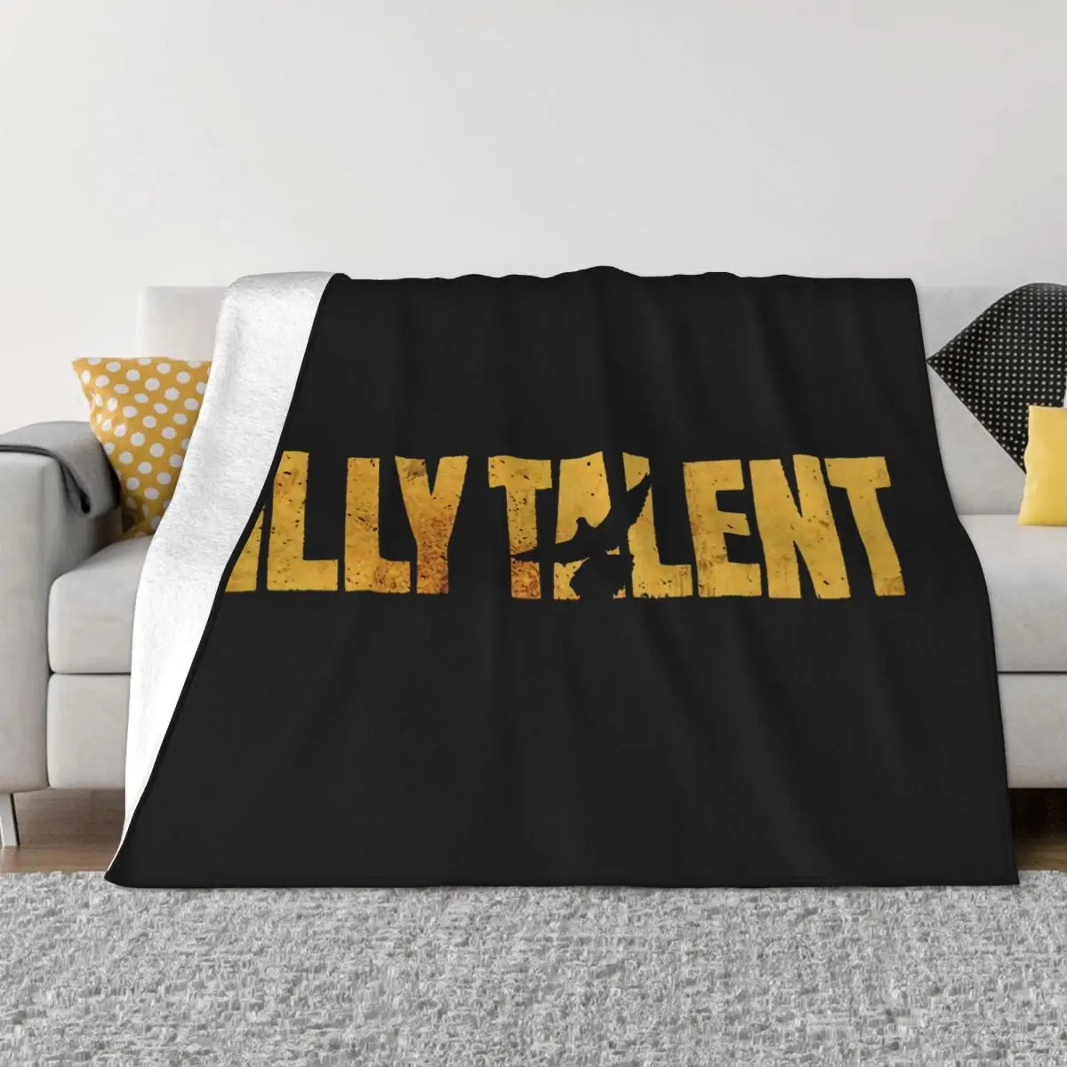 Billy Talent Logo Black Mens Rock Band Music Man Family Comical Adults Science Designing Men Throw Blanket