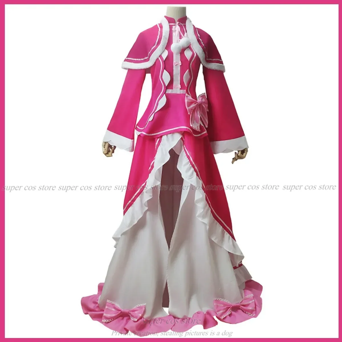 Anime Re:Life in A Different World From Zero Beatrice Cosplay Costume Wig Princess Skirt High Heels Woman Kawaii Carnival Suit