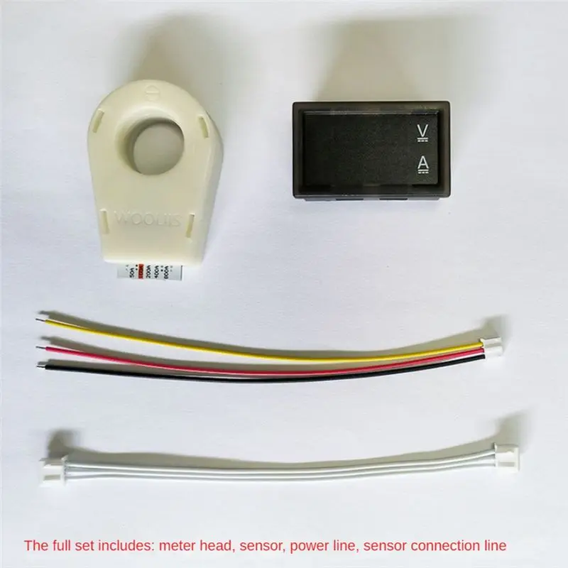 [NEWA64Z!】 Hall Ammeter Voltmeter DC 0-300V 200A Battery Monitor LED Digital Current Voltage Meter 12V 24V 36V 48V 60V Car Durab