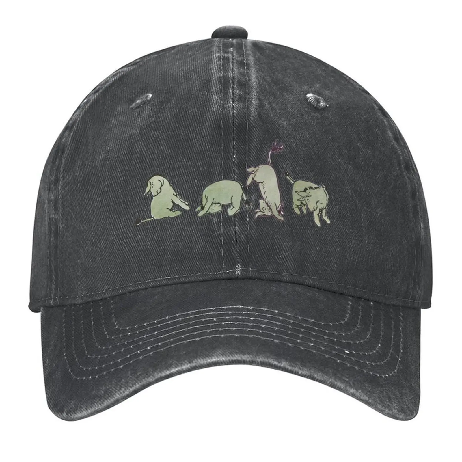 

Eeyore Tumble Baseball Cap Rave Unique hats fun hats derby hat Hats For Men Women's