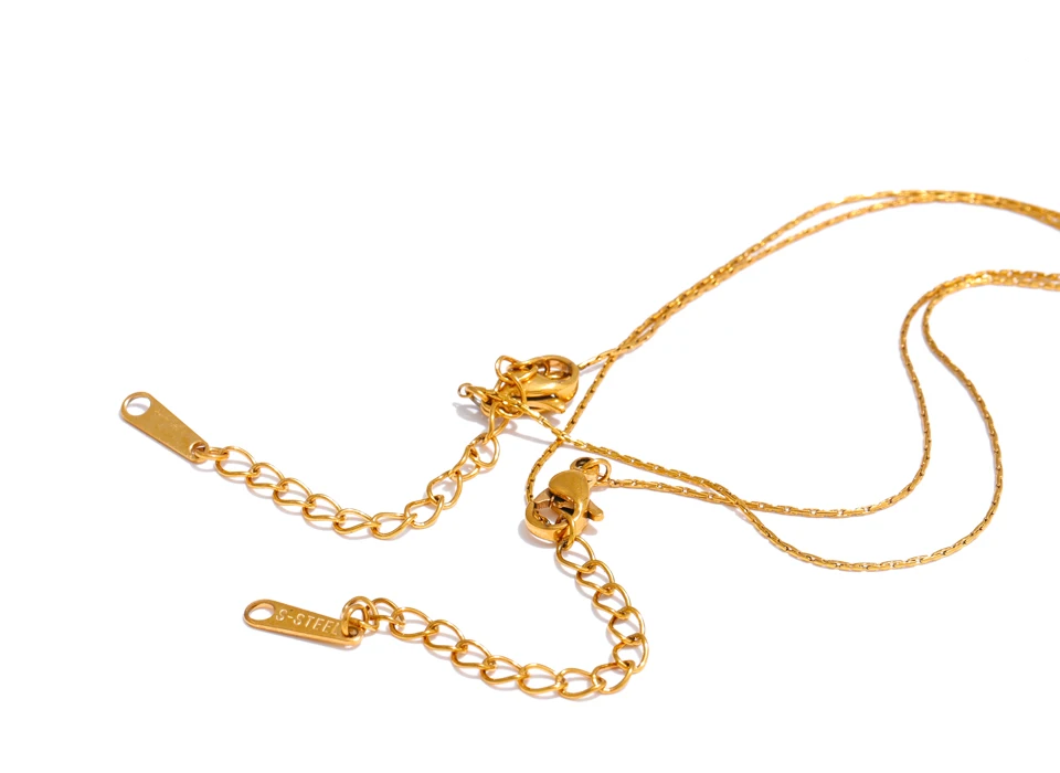 Yhpup Exklusives Design Barocke natürliche Süßwasserperlen Luxus-Halskette Edelstahl Doppelschichtkette Premium-Schmuck Geschenk – Detail 10