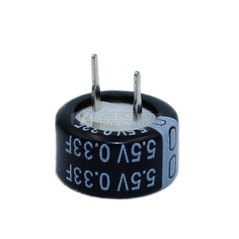 5.5V Super capacitor 0.1F 0.22F 0.33F 0.47F 1F 1.5F 4.0F V-type C-type H-type Button Farad capacitor