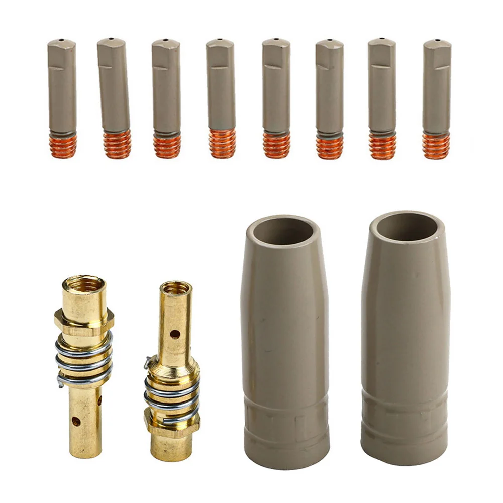 

12pcs Coating Protection Nozzle Set For 15AK Non-Stick Welding Slag Airless Gas Contact Tip Holders Coating Contact Nozzles