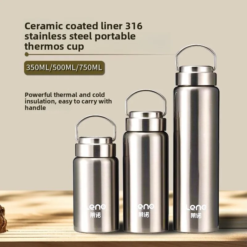 

Portable Large Capaci Stainl Steel 36 Coffee Cup with St for Men And Women Office Insulated Cooling And Heating Cup