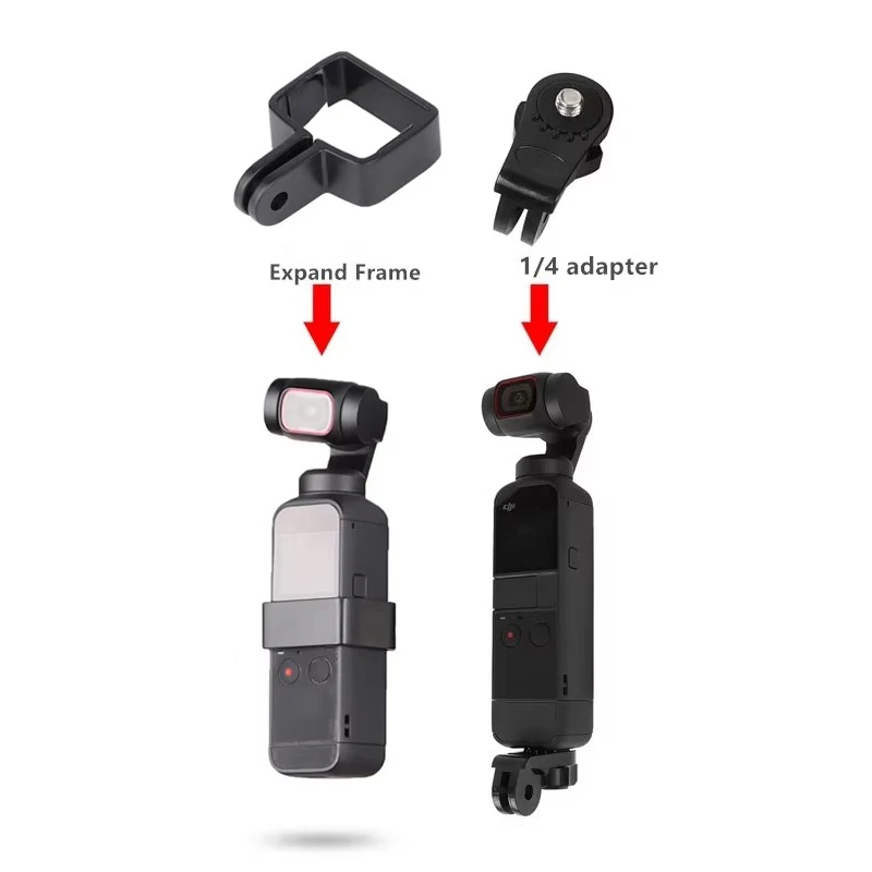 Chest Strap Backpack Clip Headband Strap Mount With Fixed Clip J-shaped base For DJI OSMO Pocket 1 2 camera gimbal accessories