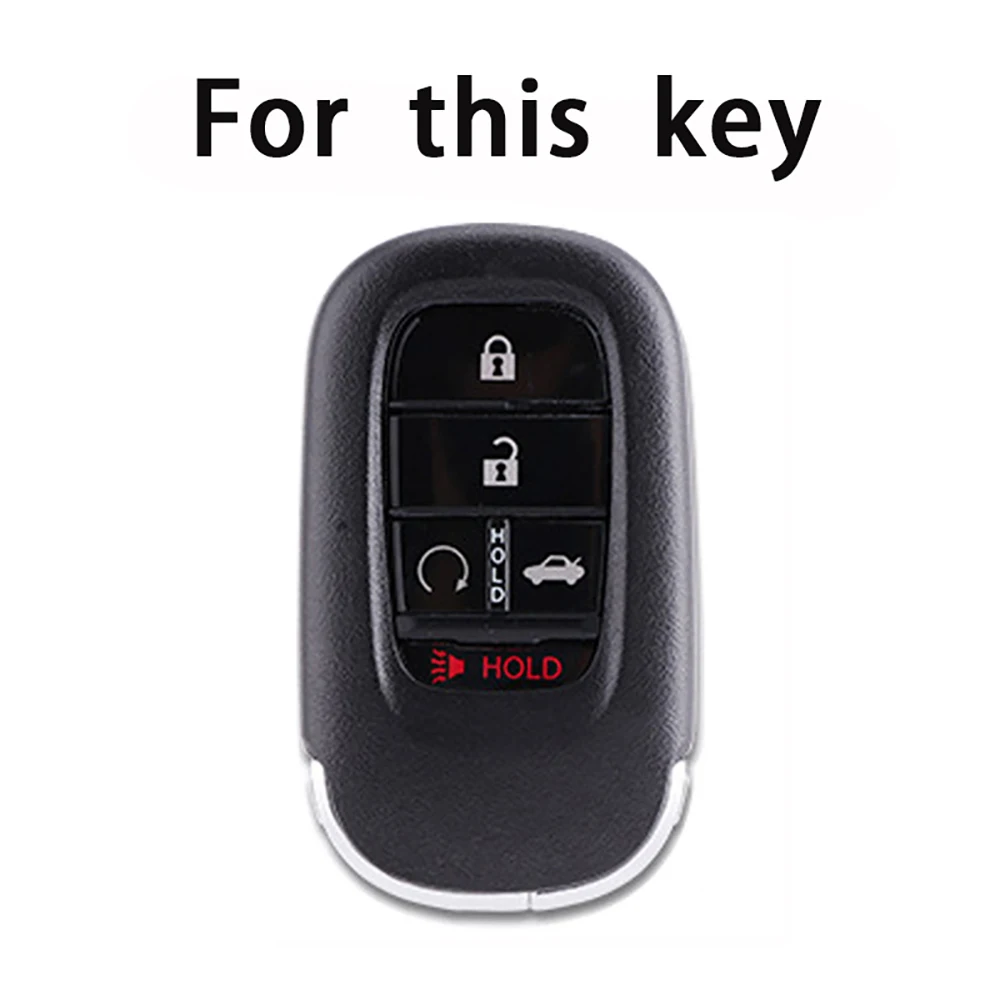 5 Buttons TPU Remote Key Case Fob Protection Cover For Honda 2021 2022 Accord Civic Pilot Freed CRV Protector Auto Accessories