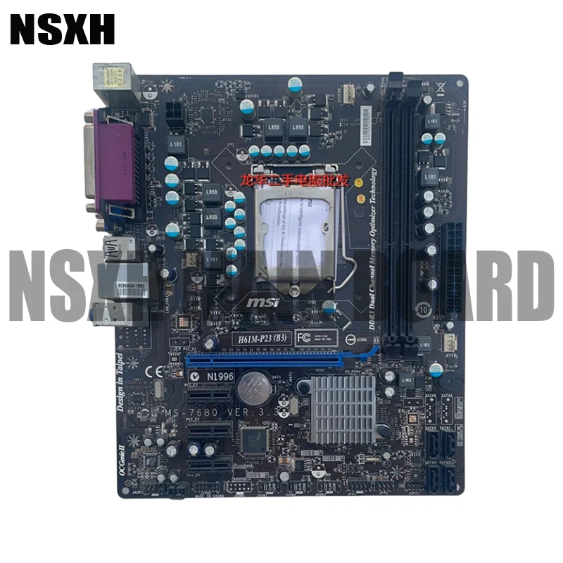 

H61M-P23 B3 Motherboard LGA 1155 DDR3 MATX Mainboard 100% Tested Fully Work