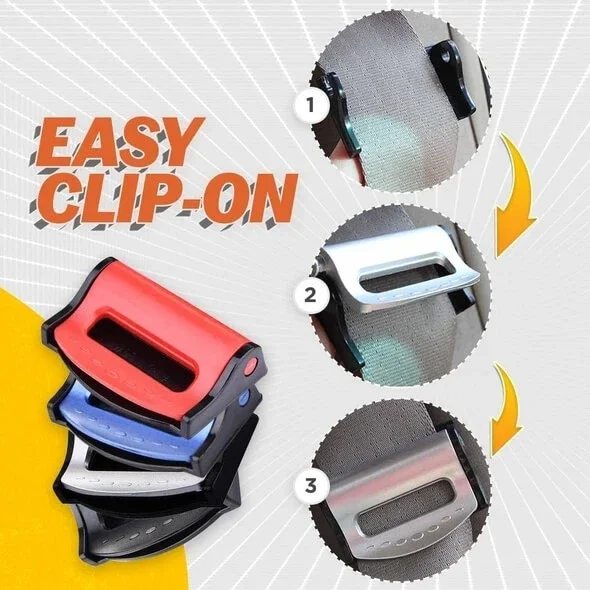 2Pcs/Set Car Adjustable Seat Belt Limiter 4Color ABS Car Seat Belt Clip Anti-skid Buckle Fixed Belt Car Interior Car Accessories