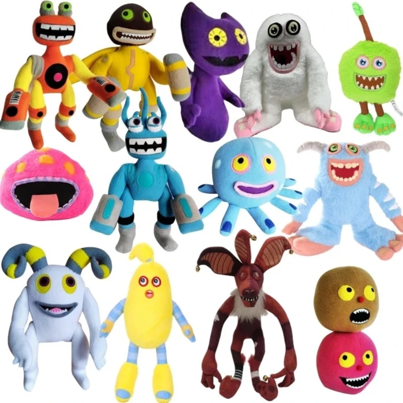 

My Singing Monsters Wubbox Plush Toys Garten Of Banban Plush Cute Soft Stuffed Kawaii Cartoon Dolls Peluches Kids Gift Toy