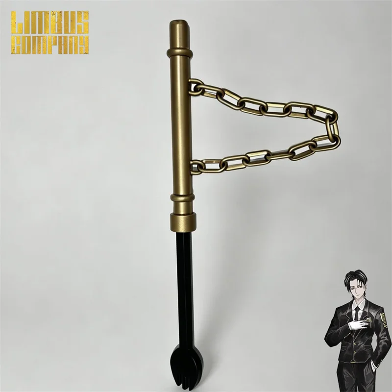 

Game Limbus Company The Index Rien Cosplay Spork Prop PVC Fork Spoon Chain Role Play Party Performance Halloween Accessory