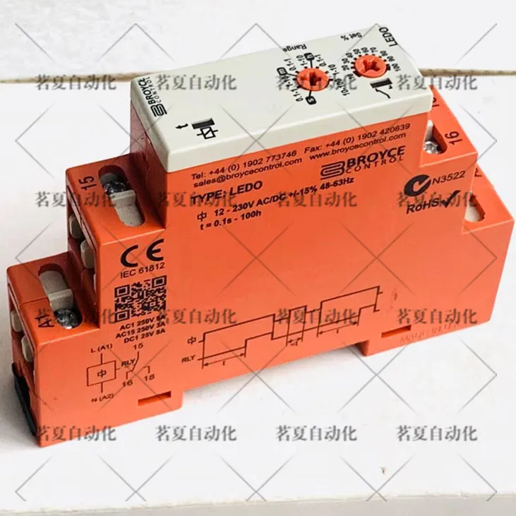 Original Broyce Control Time Relay LEDO 12-230V AC/DC Spot