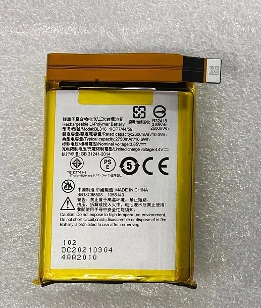 For Lenovo Saver 2pro L70081 Bl316 Bl318 New Mobile Phone Battery