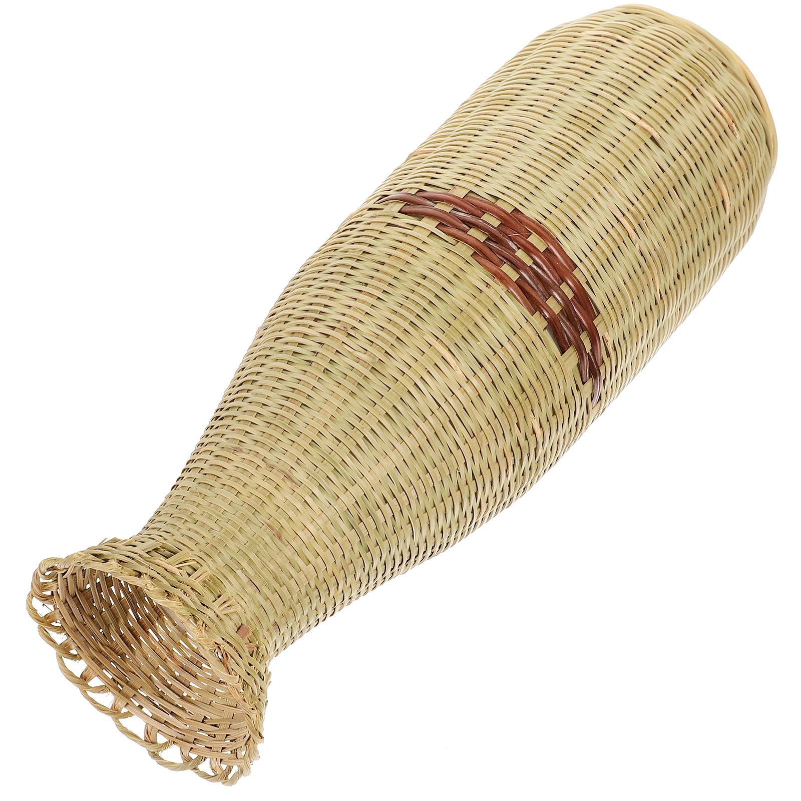 

Bamboo Vase Large Floor Vases Tall Container Exquisite Flower Basket Decorative Woven Material Home Dry Flowers Display