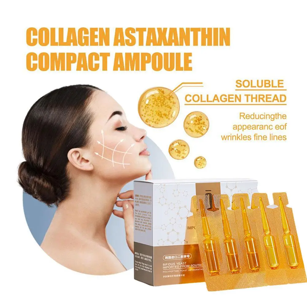 

2ml*20 Astaxanthin Essence Antioxidant Anti-Sugar Moisturizing Improve Skin Dullness Care Brightens Yellowish Skin Essence F5Q4