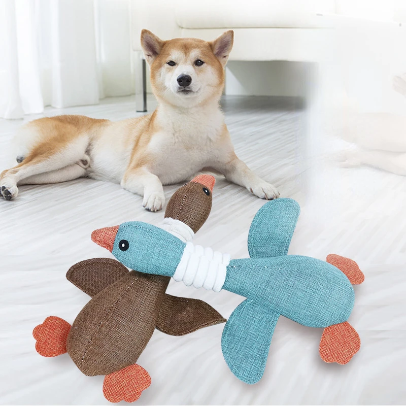 New Dog Toys Wild Goose Sounds Toy Cleaning Teeth Puppy Dogs Chew Supplies Training Household Pet Dog Toys Accessories