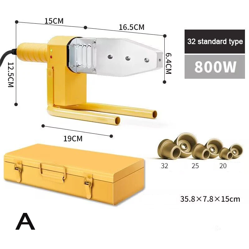 Pipe Welding Machine Electric Heating Hot Melt Tools Plastic Pipe Welding Kit PPR Hot Melter Water Pipe Hot Melt Machine