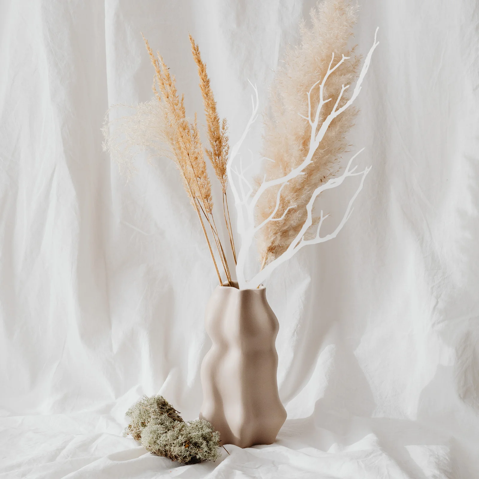 

3pcs Artificial Dried Tree Branches Plastic Fake Branches White For Vase Decoration Wedding Party Home Decor Simulation Plants