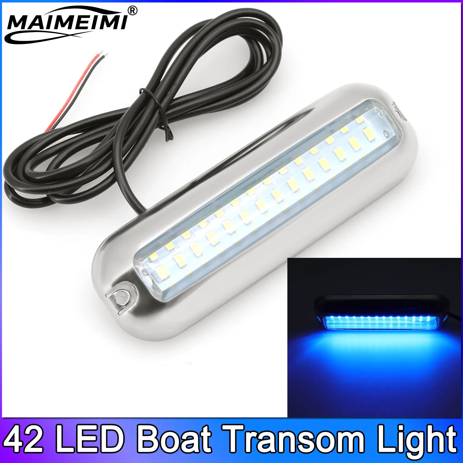 

42 светодиодных водонепроницаемых морских лодок, светодиодный светильник, подводный понтон, транец, яхта, кабина, палуба, задние фонари, аксессуары