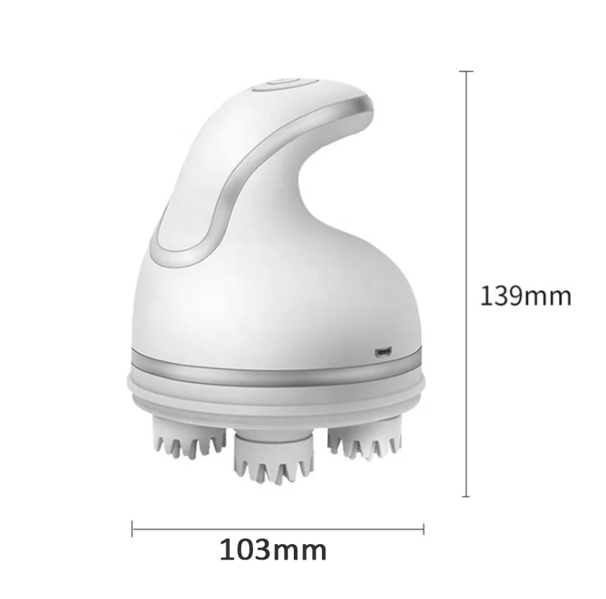 Wysokiej jakości masażer do skóry głowy z ładowaniem USB - elektryczny masażer głowy