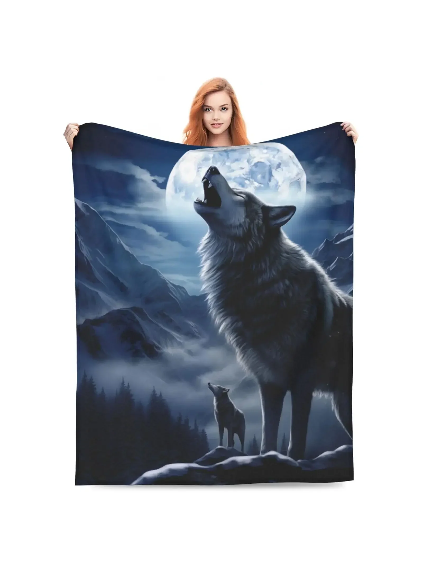 Elegant Print Blanket Luxury Throw Blanket Soft Warm Bedspread Sofa Blanket For Bed Couch Living Room Decor Blanket