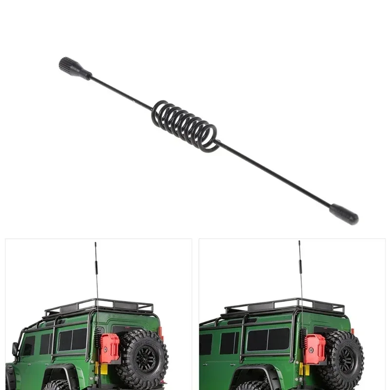 RC Crawler 1/10 Metal 160MM/290MM antena decorativa para 1/10 RC Crawler Axial SCX10 90046 D110 D90 Trxs TRX-4 TRX4 coche