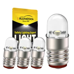 RUIANDSION 4Pcs E5 Mini Screw Lamp F5 SMD Ambient Bulb Super Bright 100Lm DC 3V 6V 12V 24V Small LED Bulb For Tool Lighting 0.1W