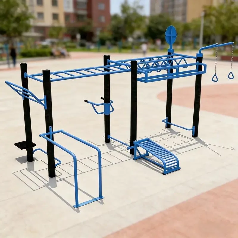 Outdoor Fitness Training Station Custom Design Multifunctional Commercial Gym Equipment for Park School Community Use