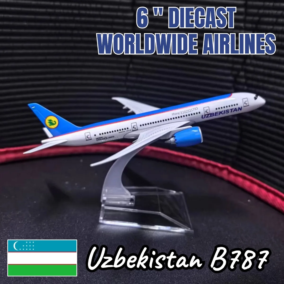 Metal Diecast Aircraft Model 6 Inches Scale Airbus Boeing 320 380 737 787 ATR Aviation Miniature Art Replica Kid Fidget Boy Toy