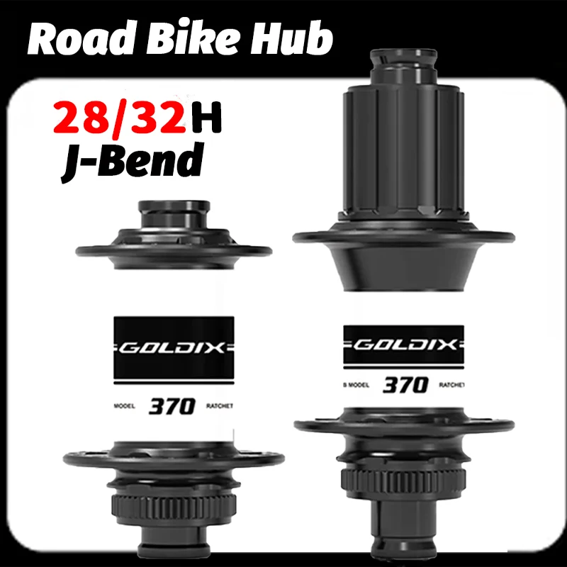 Ступица для шоссейного велосипеда GOLDIX R370, 28 часов, 32 часа, герметичный подшипник, трещотка, 36T, дисковый тормоз с центральным замком, J-образный вырез для Shimano HG 11S SRAM XDR Ступица для шоссейного велосипеда GOLDIX R370, 28 часов, 32 часа, герметичный подшипник, трещотка, 36T, дисковый тормоз с центральным замком, J-образный вырез для Shimano HG 11S SRAM XDR