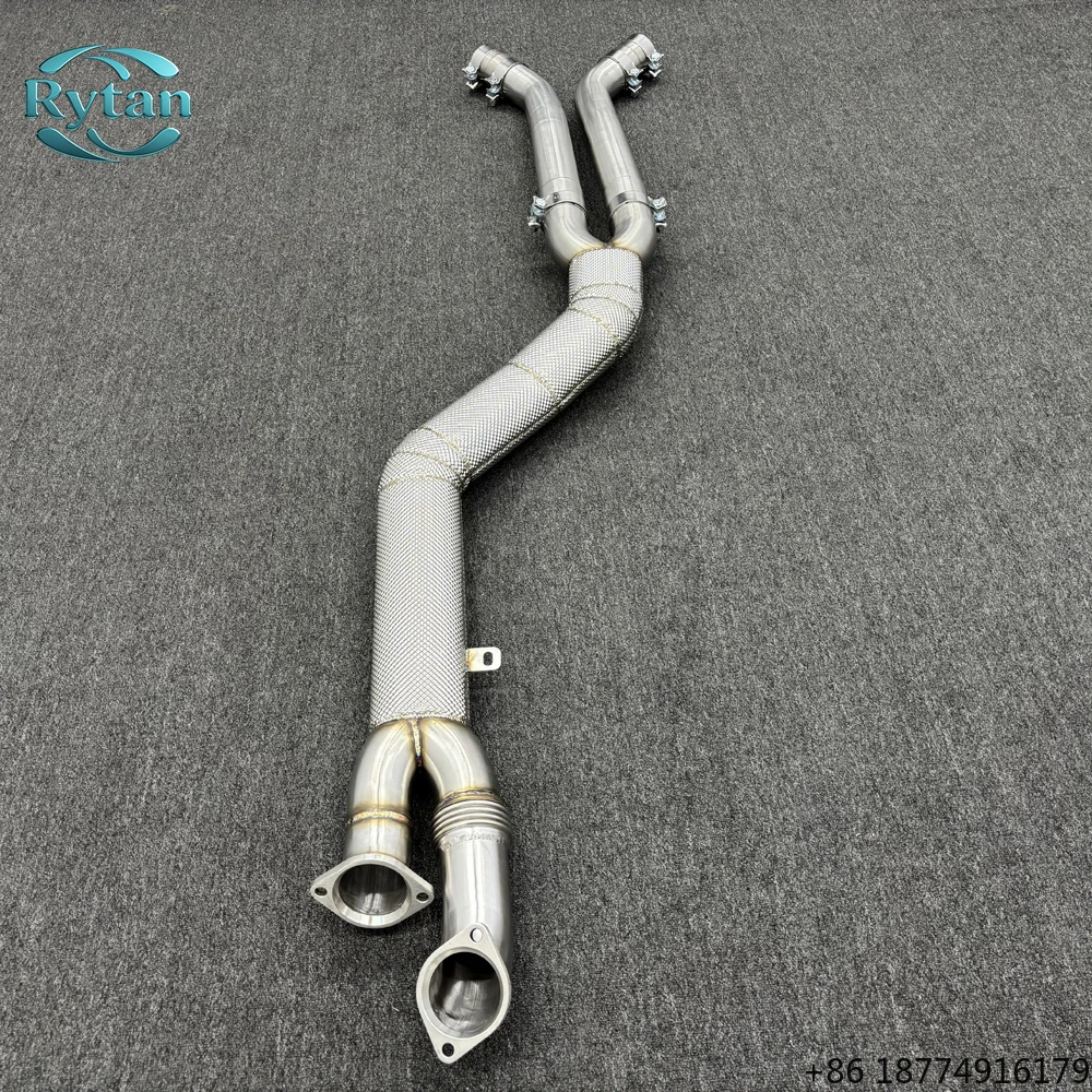 

Exhaust Pipe Valved High Quality Stainless Steel Valvetronic Exhaust System Midpipe for G87 M2 102MM
