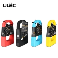 ULAC Bicycle U Lock Bike Lock Anti-theft Safety Lock Motorcycle Scooter Lock Aluminum Alloy Waterproof Cycle U Lock With 3 Keys