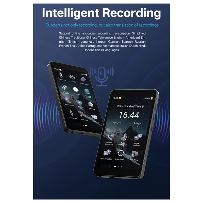 

A29F-T22 Smart Translator Offline Voice Translator 142 Languages Wifi Real-Time Translator Without Internet Translation Stick