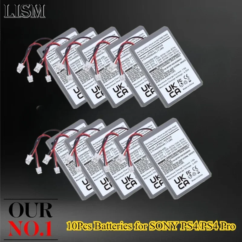 

10Pcs LIP1522 PS4 Controller Battery for Sony PS4 Pro PlayStation 4 DualShock4 V1 V2 CUH-ZCT1E CUH-ZCT2 Wireless Controller