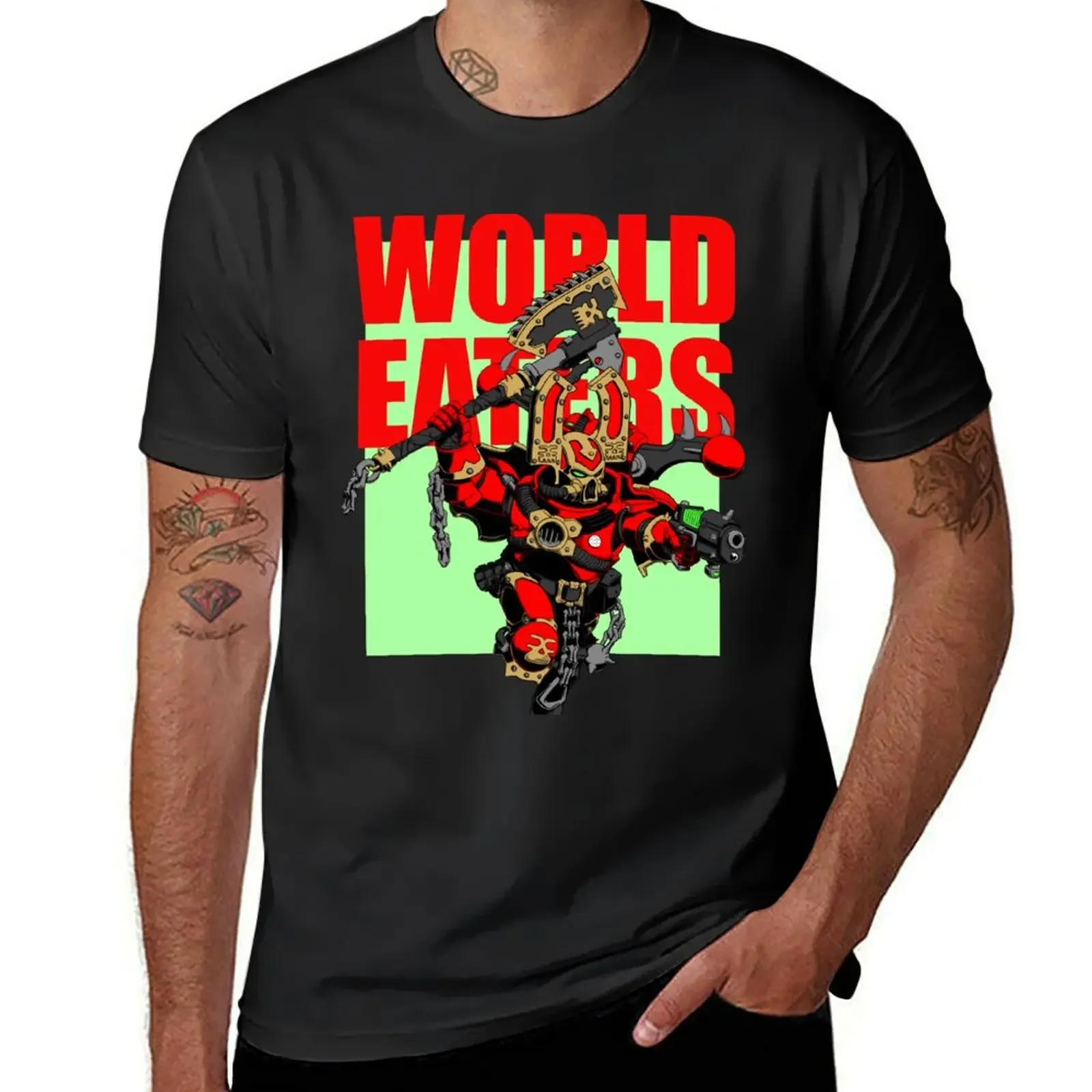 

Футболка World Eaters, возвышенные спортивные рубашки, мужская новая модель 2025 года