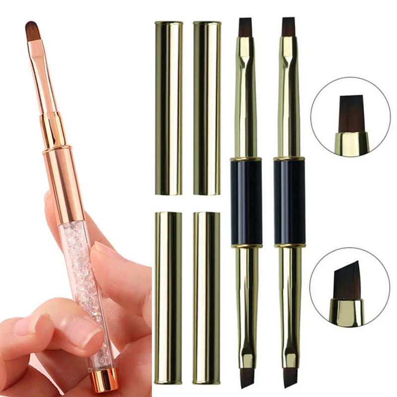 ชุดอุปกรณ์ทำเล็บอะคริลิคยูวีเจล 1/5/7 ชิ้น พร้อมแปรงเพ้นท์ลายเส้น ลายเพชร สำหรับต่อเล็บและตกแต่งเล็บ