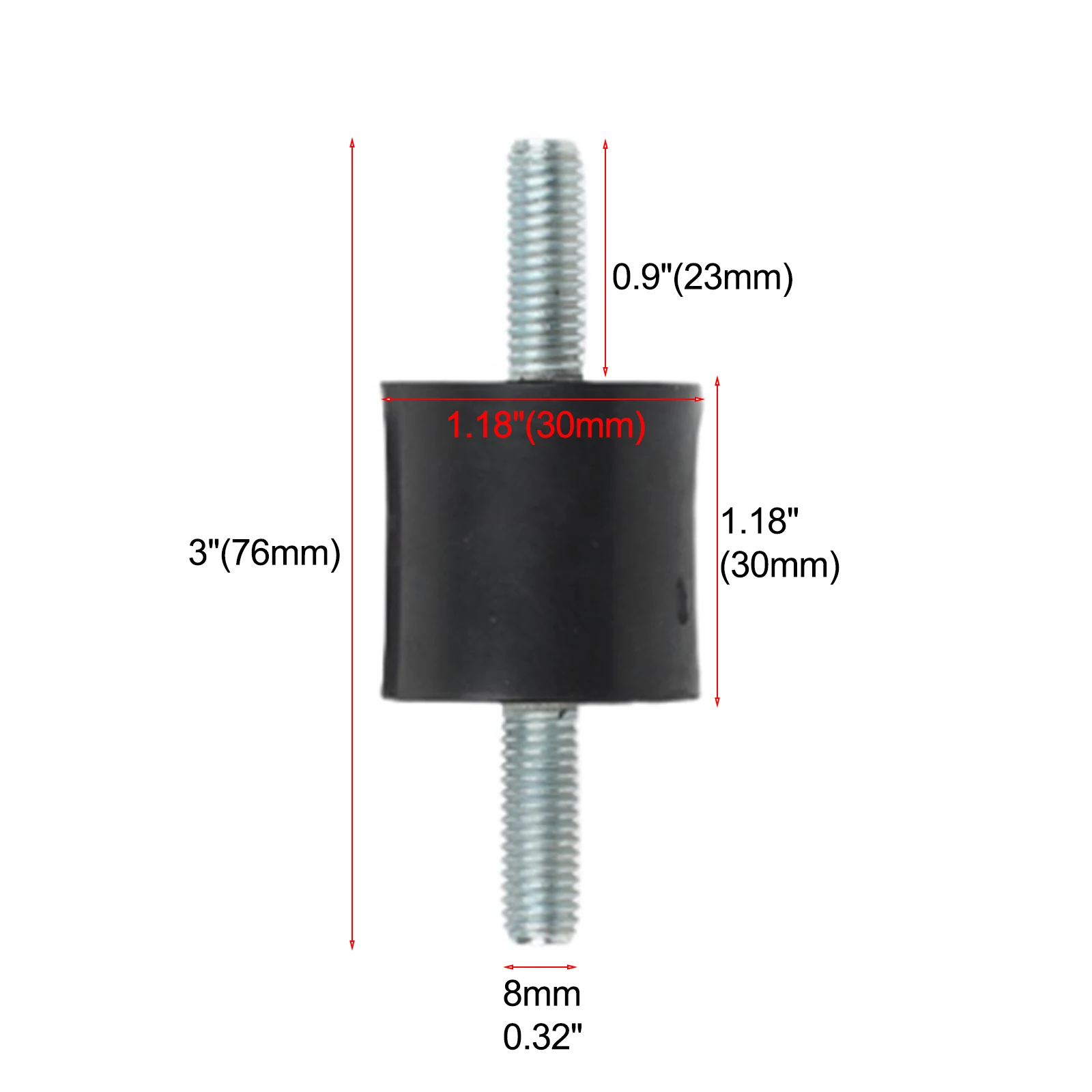 Engine Mount Shock Absorber with Rubber Buffer for Vibration and Noise Reduction in Air Compressors Water Pumps Diesel Engines