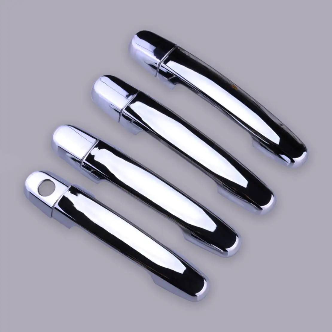 

Exterior Door Handle Cover Trim Set With 1 Hole Fit For Toyota Hilux Vigo SR5 MK6 Pickup Fortuner Corolla Yaris Silver ABS