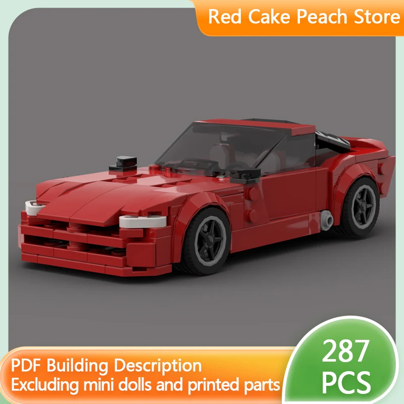 

Speed Racing Car Model MOC Building Bricks SRT-10 American Sports Car Modular Technology Children Holiday Gift Assemble Toy Suit