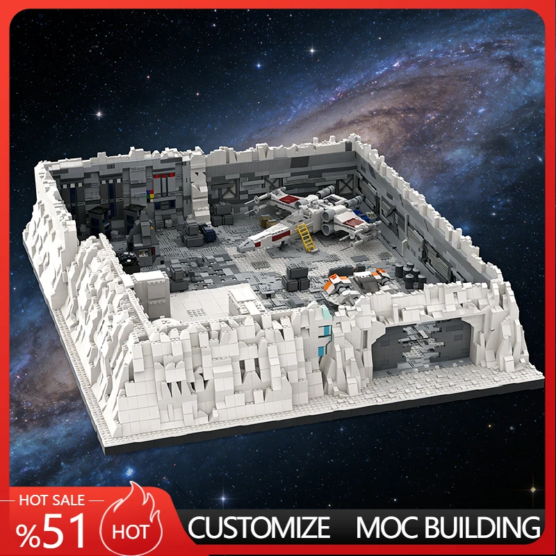 12168 Pièces Plateforme de Combat Stellaire MOC Personnalisable Blocs de Construction Modulaires Design Créatif Jouet Éducatif à Assembler Soi-même Cadeau
