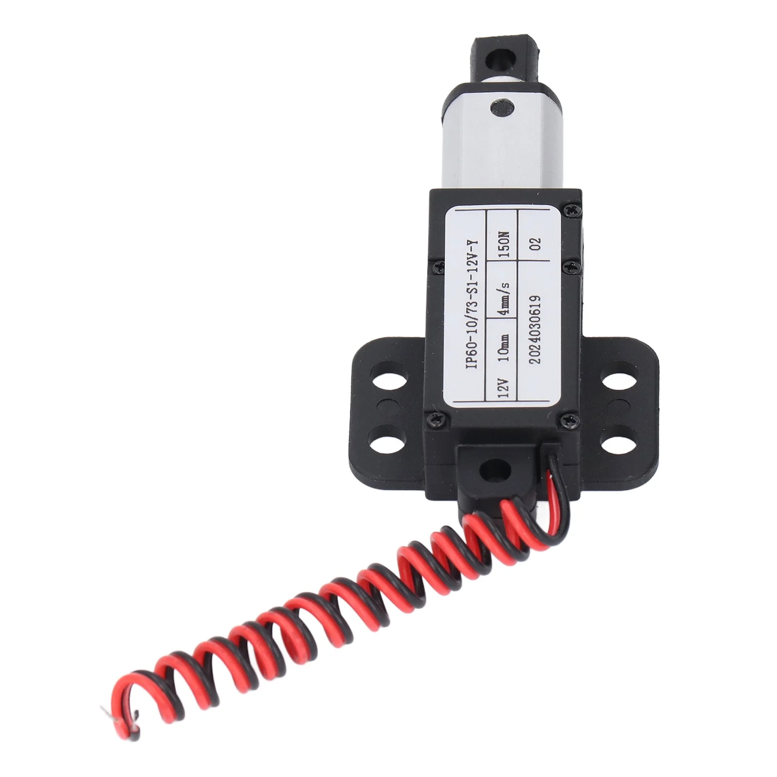 DC12V Linear Actuator 10mm Stroke 150N Thrust Electric Lifting Micro Actuator for Recliner TV Table Lift Platform
