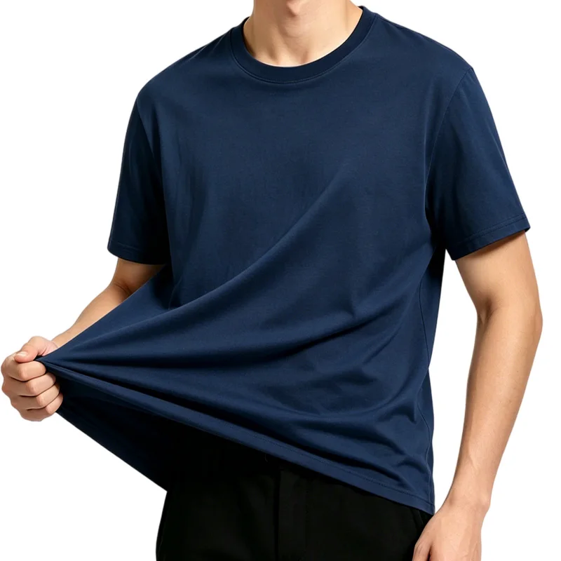 

2026 imprimé coton noir blanc t-shirt Harajuku hommes femmes t-shirt bricolage votre Photo