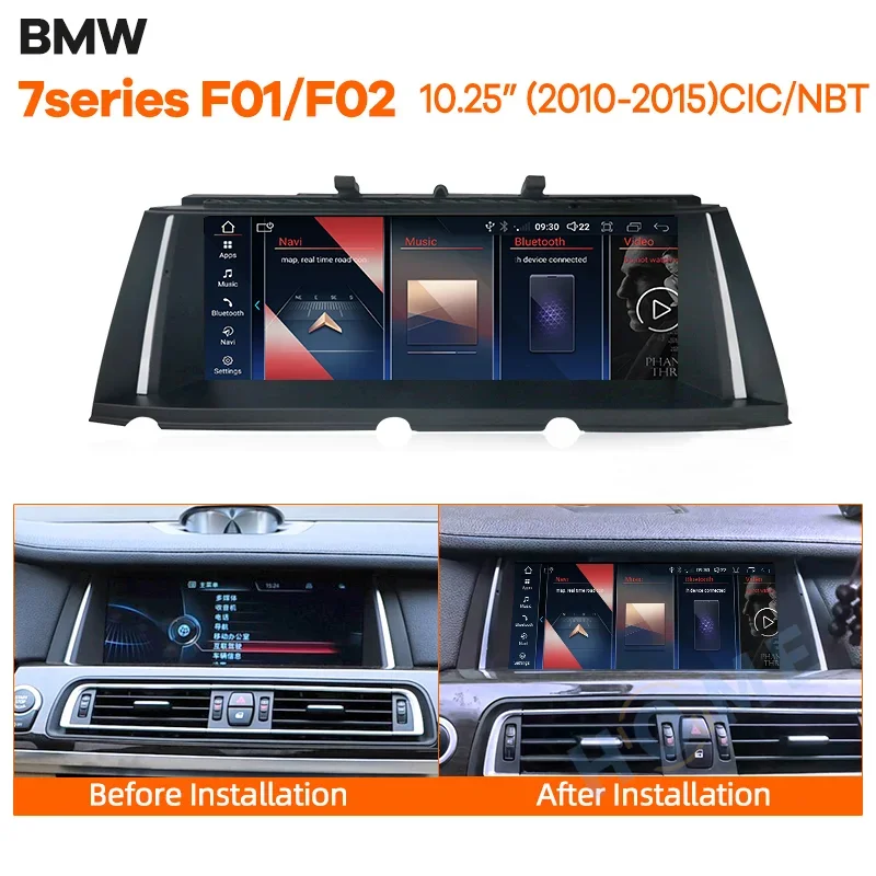 

Facotry Price Android13 8 Core 8G 128G 1920HD Carplay Auto For BMW 740 Series F01 F02 Car Video Player Central Multimedia Screen