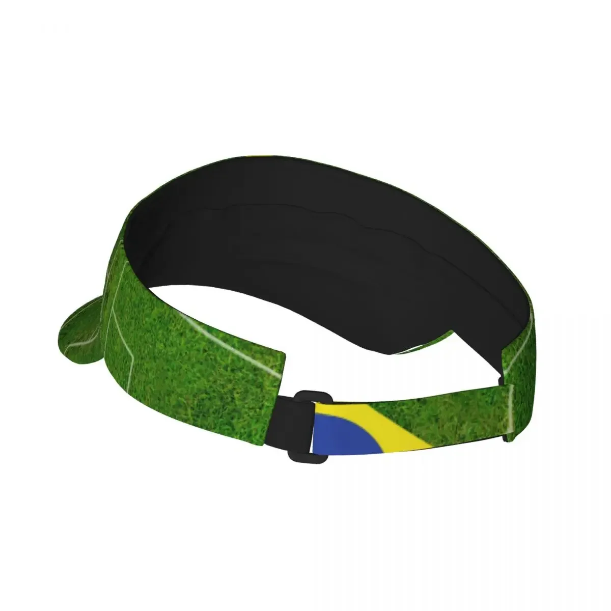 Sommer-Sonnenhut, verstellbares Visier, UV-Schutz, oben leer, Brasilien-Flagge, Fußballplatz, Sport, Sonnenschutzkappe