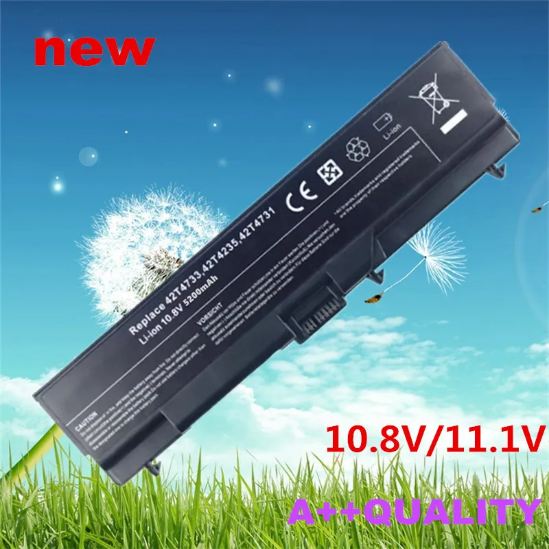 Laptop Battery for Lenovo ThinkPad 42T4753 51J0499 57Y4185 57Y4186 For battery ASM 42T4703 42T4752 42T4756 42T4796 45N1000