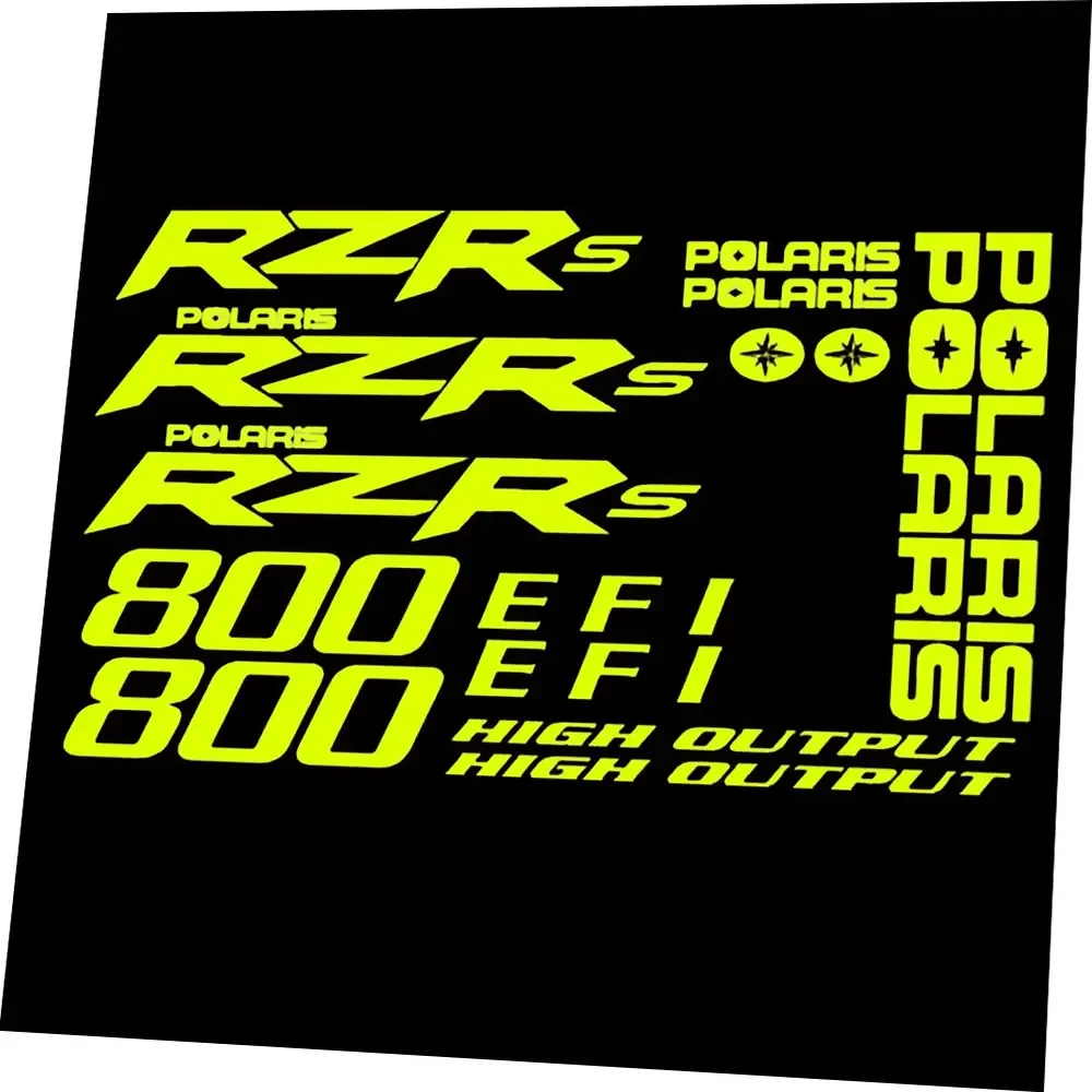 ملصقات رسومات لاصقة لخزان غطاء محرك السيارة البلاستيكي POLARIS RZR800s RZR 800