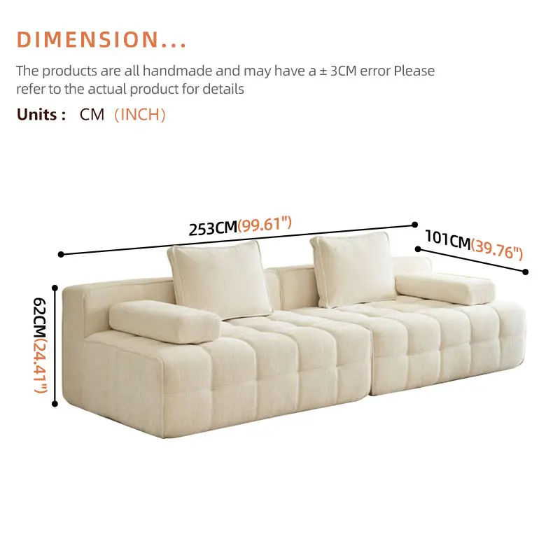 #Modern Vacuum Packaging Bubble Compression Sofa Compressed Modular Sofa in Box