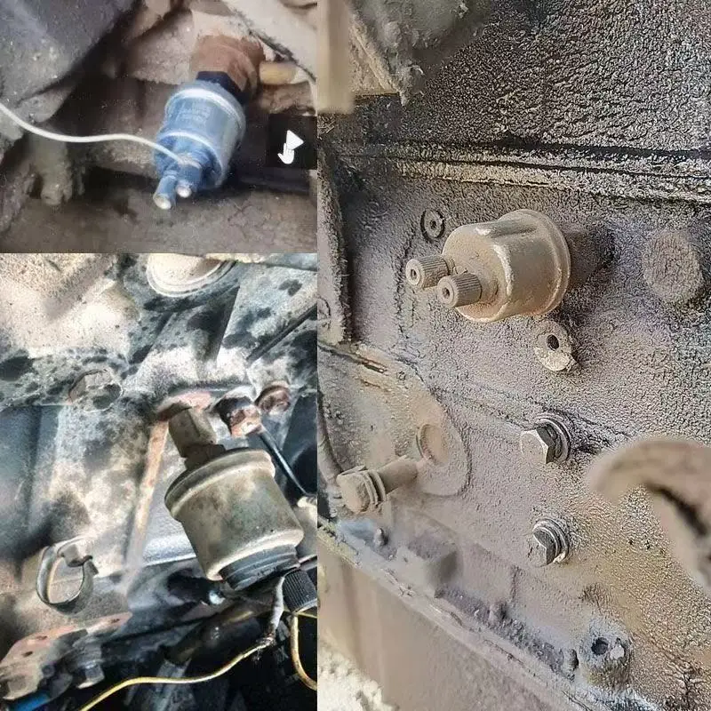 NEW VDO type Oil Pressure Sender,0-150psi,10-180 ohms,low 11psi alarm/warning switch