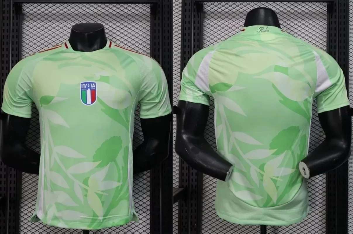 

25/26 Season Italian Jersey 3D Men's T-shirt Short Sleeved Football Jersey Team Kit Football Jersey Breathable Quick Drying Tops