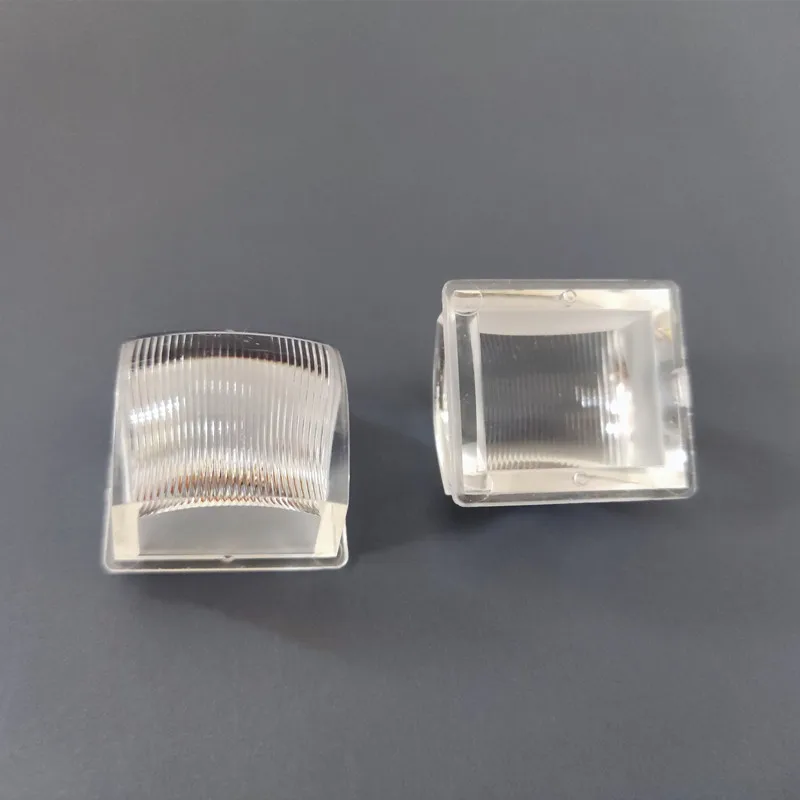 #NDIU-20 High quality Waterproof Led optical Lens, Window lamp lens, Degree 3*60, Size 20X18mm, Stripe surface, PMMA