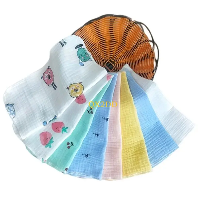 

QX2D 4xSaliva Полотенце, детское полотенце для вытирания, мягкое полотенце, детское полотенце, детские салфетки 20/25/30/34 см